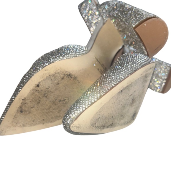 Madden Girl Sparkly Rhinestone Heels – 4” Chunky Hee - Picture 4 of 7